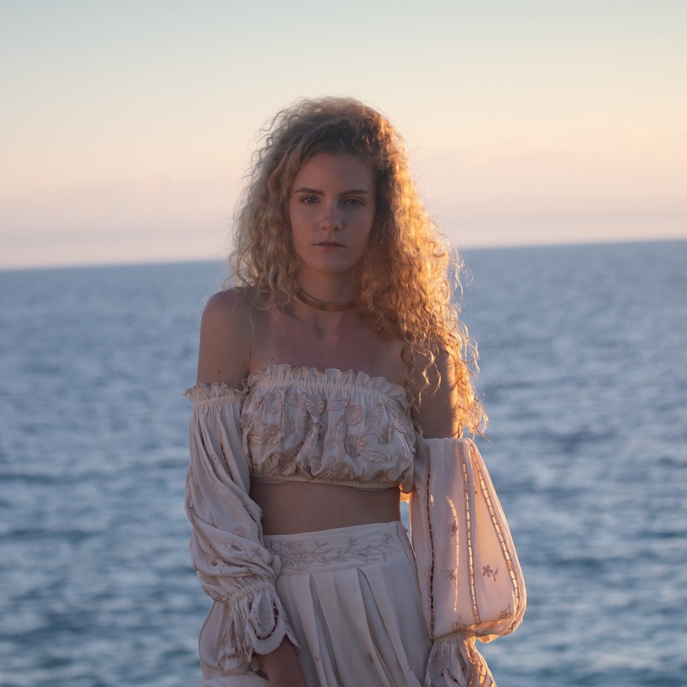 Romantic crop and skirt set by Free People.